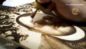 Портрет по фото на заказ|Пирография В. Костенко|Точечное выжигание по дереву|Как я это делаю