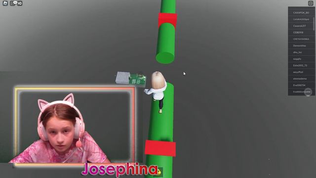 Roblox новые игры - обзор игры Паркур на робаксы - стрим Жозефины!