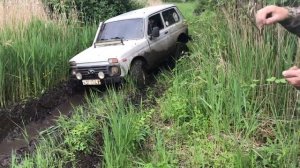 УАЗ против нивы по бездорожью . Покатушки по болоту. УАЗ, НИВЫ, BRP 1000