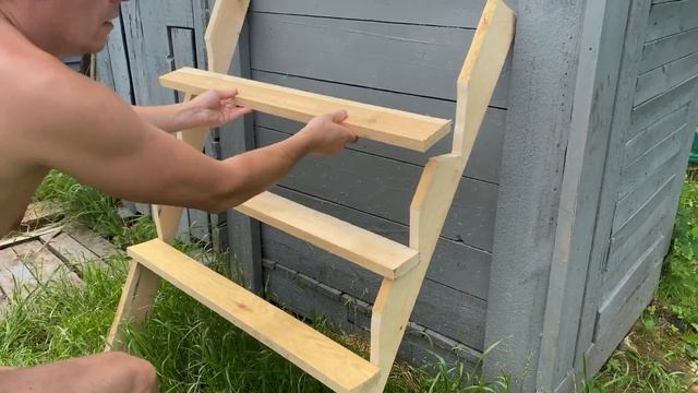 Как сделать простую вертикальную полочку для цветов смотреть онлайн