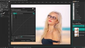 #Gimp 2.10.14 #Lernvideo: #Strandfoto #aufwerten mit #Superfilter #GMIC - Mixer [#CMYK]