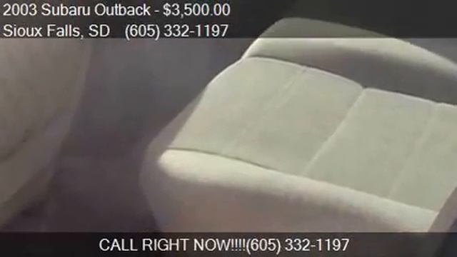 2003 Subaru Outback H6-3.0 for sale in Sioux Falls, SD 57103 смотреть онлайн