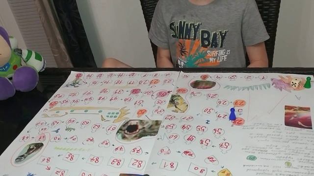 Путешествие динозавров! Игра своими руками. Интересные задания, развиваем фантазию! смотреть онлайн