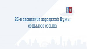 25-е заседание Ростовской-на-Дону городской Думы седьмого созыва