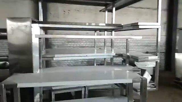 Полки пристенные навесные из нержавеющей стали