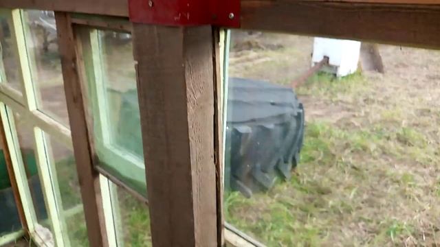 Теплица из старых оконных рам, своими руками. Часть 2. смотреть онлайн