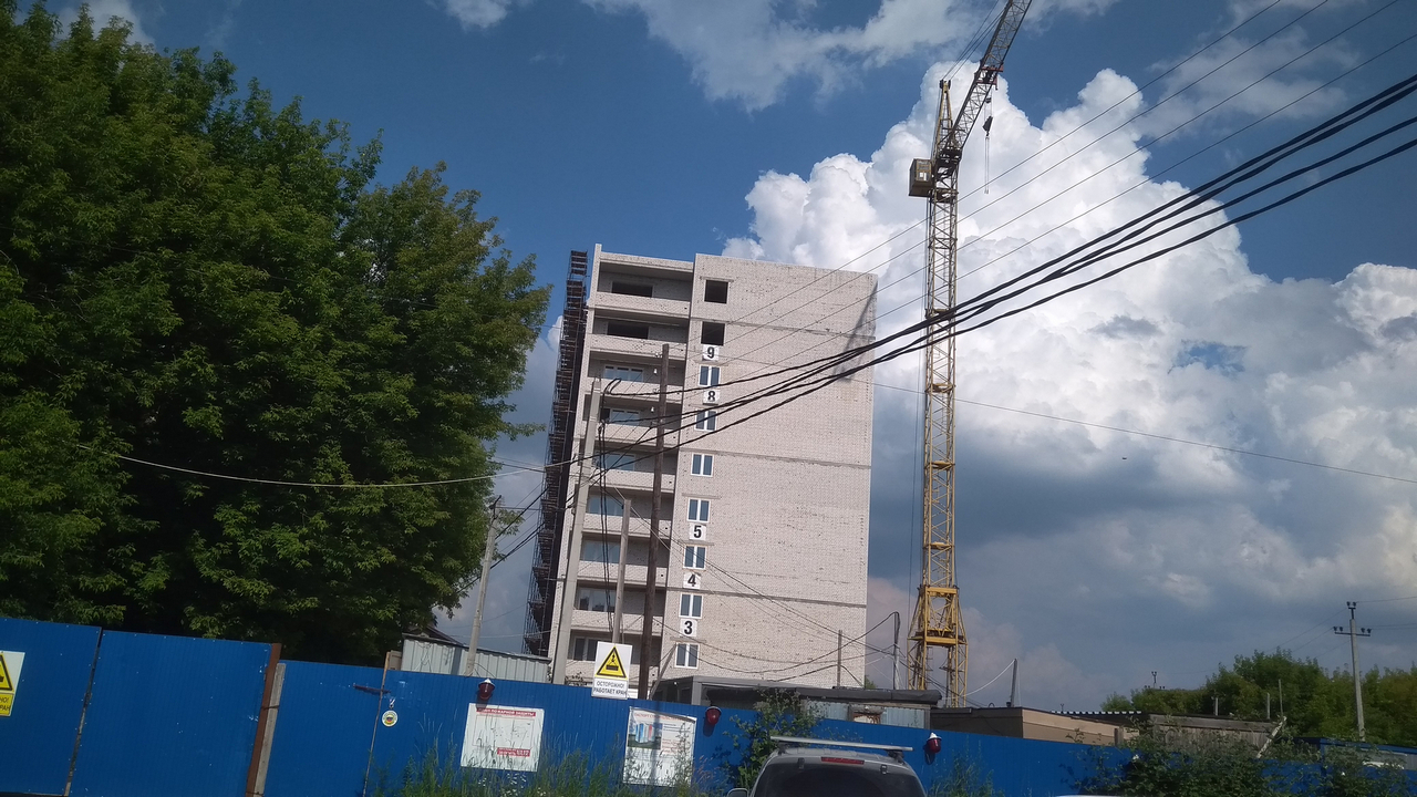 ЖК "Парк Горького".  Город Бор || Пригород Нижнего Новгорода || Разговор с охранником. Июль 2020.