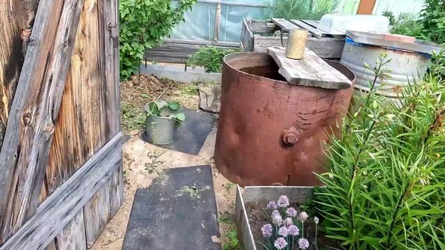 Дачные работы.Простой обед. Подруга в гостях. смотреть онлайн