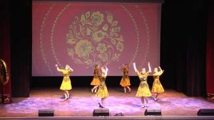 Танец с ложками "Золотая хохлома"