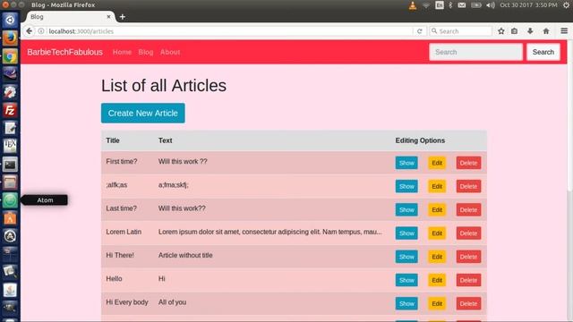 Ruby on Rails 5 Beginner's Tutorial - 11, part B. Styling with Bootstrap 4 смотреть онлайн