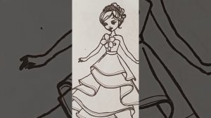 Как нарисовать принцессу. How to draw princess.