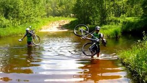 Брод к востоку от деревни Видогощи, Тверской области.