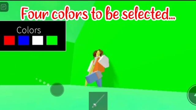 ROBLOX COLOR BLOCK GREEN SCREEN using FLUXUS EXECUTOR played at Fencing game - script on comments смотреть онлайн