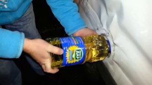 Подсолнечное  масло вместо дизеля