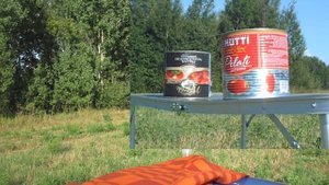 Плинкинг на 100 метров. Хатсан 125 и МР 512.