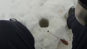 Ловля плотвы зимой... Рыбалка на водохранилище...