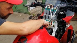 Honda Transalp 600 балансировка карюраторов