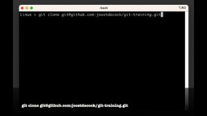 git training | Chapter 28: git clone