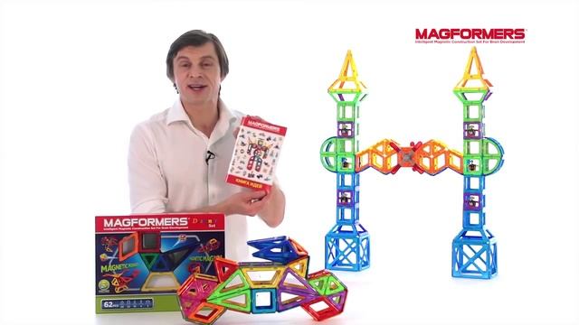 Видеообзор набора Magformers Designer Set смотреть онлайн