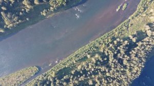 Река Мана с высоты, Красноярский край