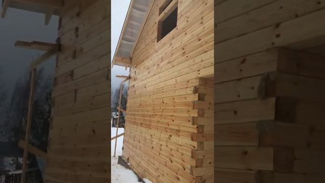 Дом из профилированного бруса 7/8 м