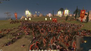 Битва между карфагенской армией и римской за г. Сагунт(первая). Игра Rome Total War