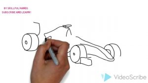 How to Draw a car F1 / Как нарисовать машину из Ф1