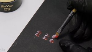 Правильная постановка руки при китайской росписи ногтей гель красками