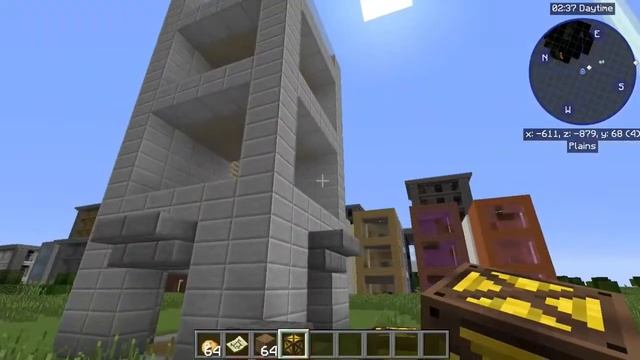 Dooglamoo Cities Minecraft Mod - Pt2 - Construction Blocks смотреть онлайн