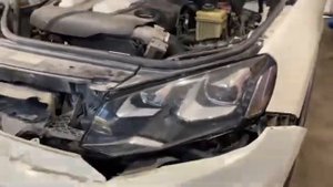 Установка bi led линз и dekoder обманка на wolksvagen Tuareg с интеллектуальной системой DLA