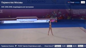 Травкина Ульяна. Первенство г.Москвы. Лента. 30.04.2021г