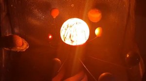 Макет солнечной системы.