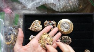 10. Распаковка посылки с винтажной бижутерией