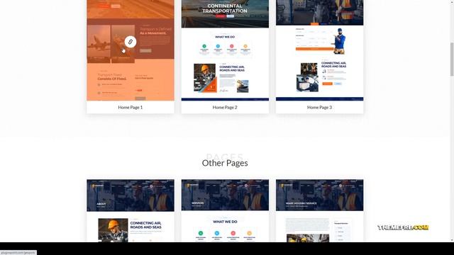 Geoport - Transport and Logistics WordPress Theme transport shipping ...