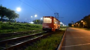 Набережночелнинский вечерний трамвай