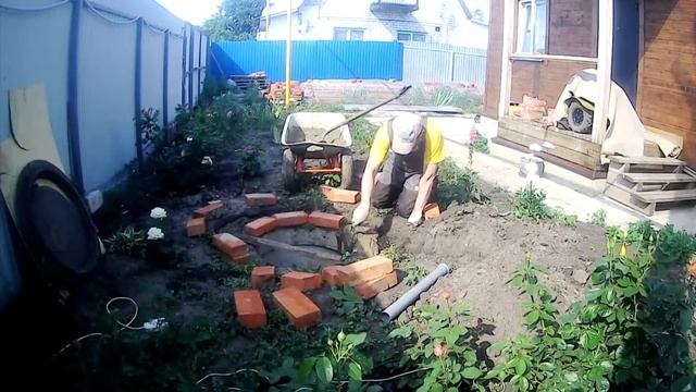 Строительство дома. Серия #23 Ремонт колодца. #дом #село #строительство
