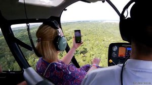 Полет на вертолете Robinson 66 Доминикана ноябрь 2019