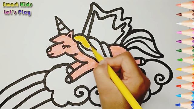 How To Drawing Unicorn For Kids | Easy Drawing Step by Step #unicorn #drawing #howtodraw смотреть онлайн