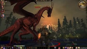 74#. Dragon Age Origins прохождение. Маг-Воин. Убить Флемет. Бои
