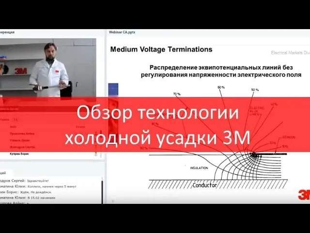 Обзор технологий холодной усадки 3М для кабелей с изоляцией из сшитого полиэтилена