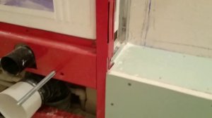 как обшить инсталляцию (раму для сантехники).  Монтаж гипсокартона в ванной.