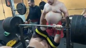 Жим 380 кг в слингшоте НАП-АЛМ. Леонид Шевельков, сентябрь 2019 года, Екатеринбург