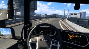 Рейс Штутгарт - Зальцбург в VR шлеме в Euro Truck Simulator 2.
