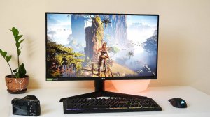 Распаковка и первое включение / Игровой монитор 240гц - LG 27GN750