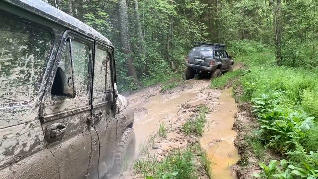 Небольшая покатушка. Off-road. Jeep Grand Cherokee, уаз, уаз патриот, квадрик. смотреть онлайн