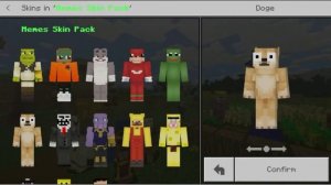 Minecraft Pe - Skin Pack Showcase | Meme Skin Pack