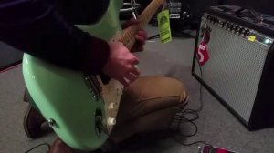 Boss DM-2 vs DM-2w Waza Craft Delay live at Motor City Guitar