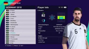 eFootball PES 2021 SEASON UPDATE GERMANY MUNDIAL 2010 PS4