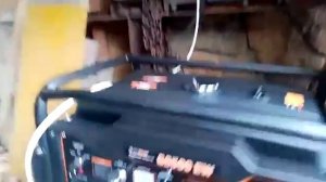 Генератор Foxweld G8500EW + автозапуск ATS пример работы