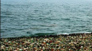 ПЛЯЖ ИЗ СТЕКЛА. Уникальный стеклянный пляж в России